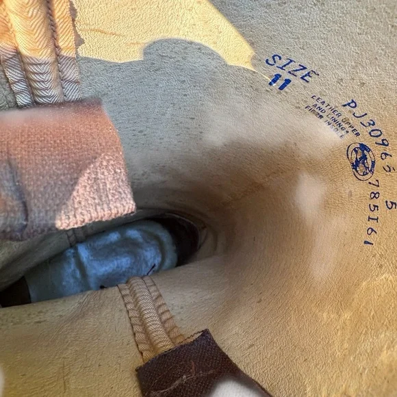 Levi’s-Rare Vintage 70’s campus leather pull-on boots. Men’s 11. Cognac. EUC - Picture 15 of 16